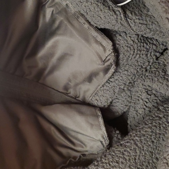 32° Heat Jacket Boys Size Large 14 / 16 Grey Cozy Gray Sherpa Fleece Jacket Zip - Picture 13 of 13